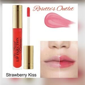 Too Faced Lip Injection Extreme Strawberry Kiss New in box
